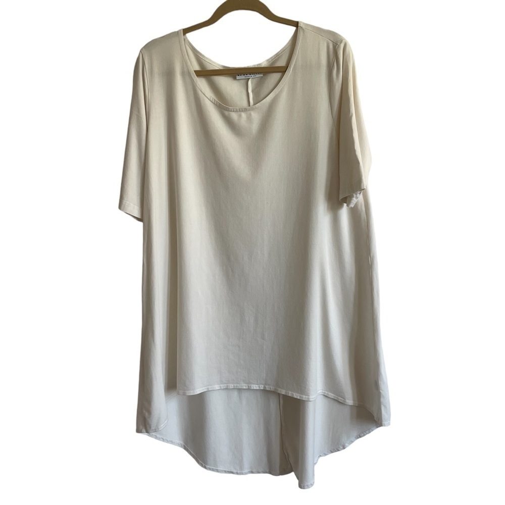 bryn Walker Cream Tunic Top